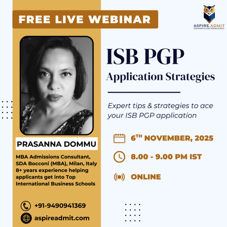 ISB PGP application